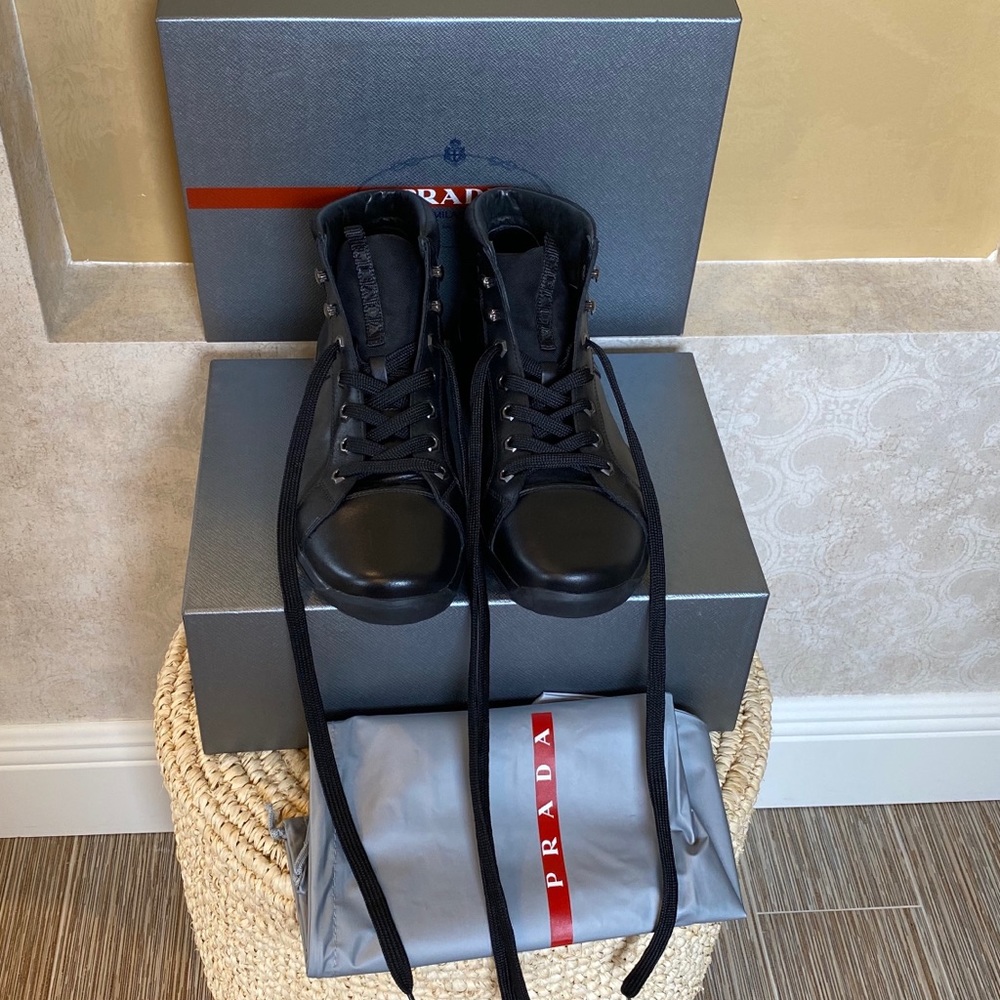 Men’s Black Prada Sneakers